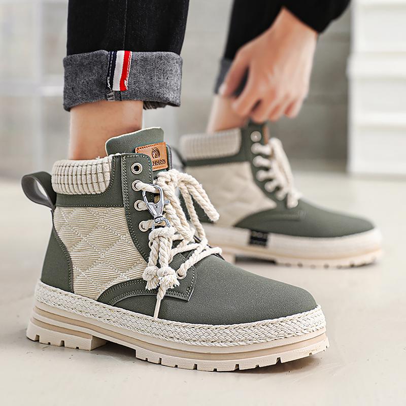 Men's Lace-up Boots, Casual Walking Shoes, Service Boots InspiredBoots