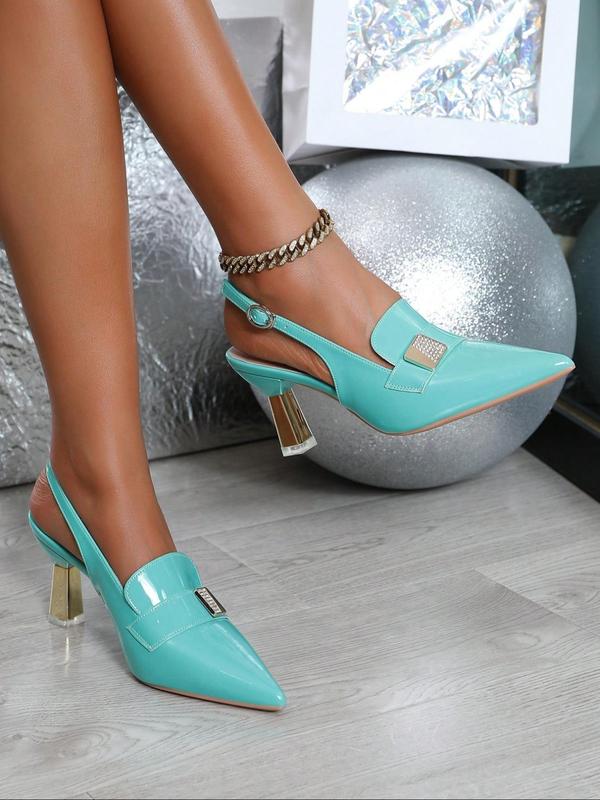 Fashionable High Heel Sandals, Elegant Pointed Toe Sandals for Party, Daily Clothing Decor, Lightweight Breathable Comfortable Shoes for Women & Girls