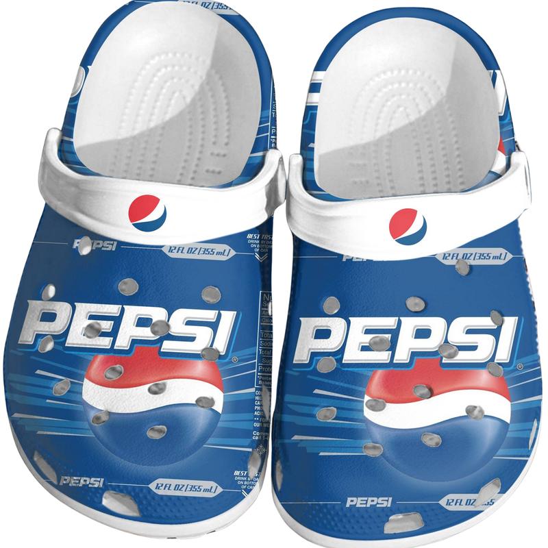 Pepsi Soda Clogs, Pepsi Soda Shoes,  Soda Clogs Footwear Comfort