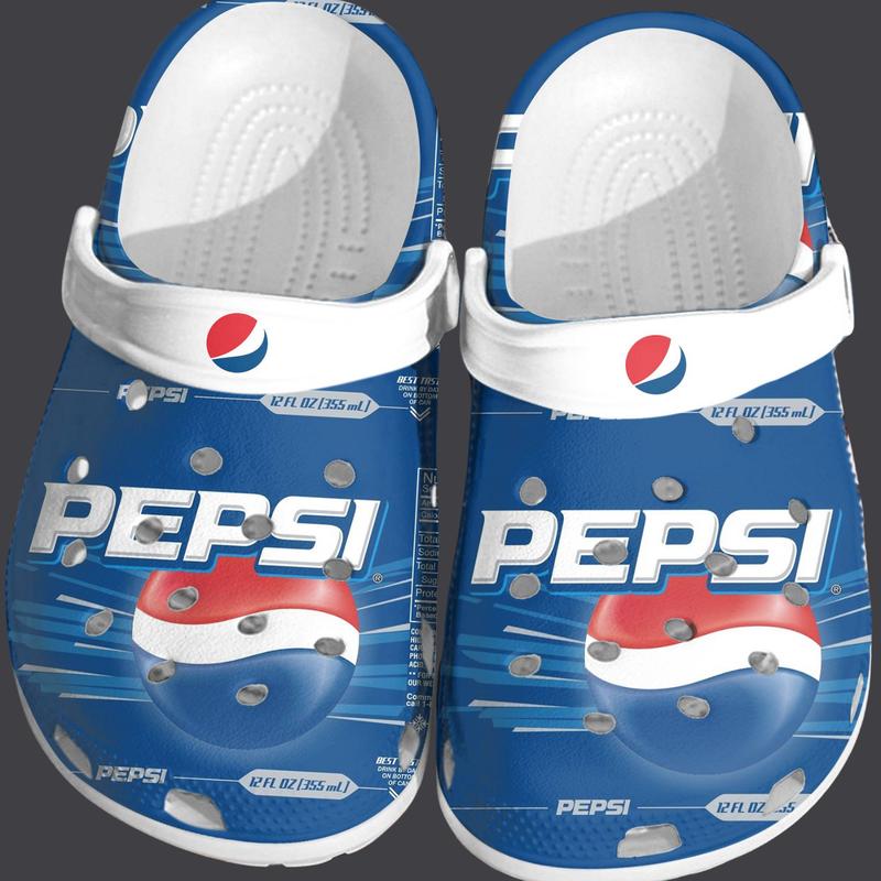 Pepsi Soda Clogs, Pepsi Soda Shoes,  Soda Clogs Footwear Comfort