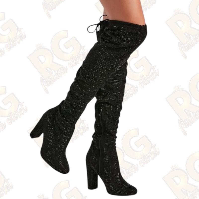 WomenRhinestones Over The Knee Boots