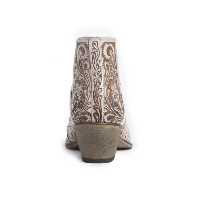 Western Moxie Hand-tooled Booties