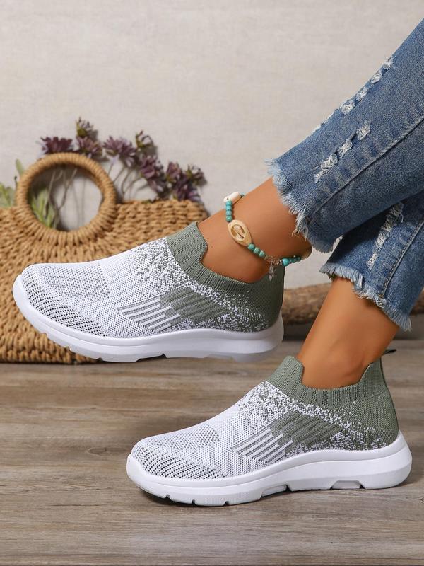 Women's Fashionable Lace Up Mesh Low Top Sneakers, Casual Comfortable Breathable Sports Running Shoes, All-match Basic Shoes for Daily Wear