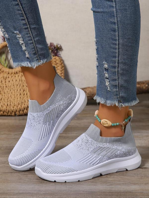 Women's Fashionable Lace Up Mesh Low Top Sneakers, Casual Comfortable Breathable Sports Running Shoes, All-match Basic Shoes for Daily Wear