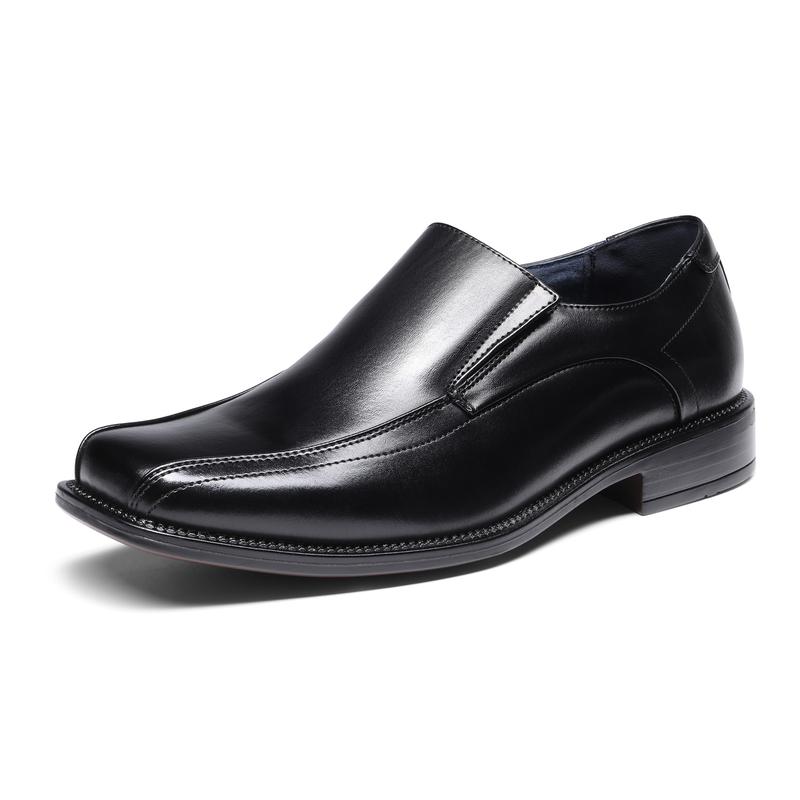 Bruno Marc Men's Smart Square Toe Slip On Loafers