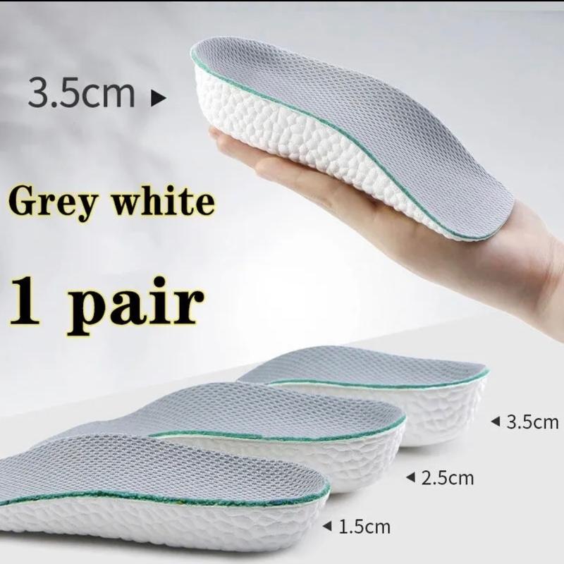 Increase Height Invisible Insoles Shoe Inserts Heel Lift Taller Pad Men Women