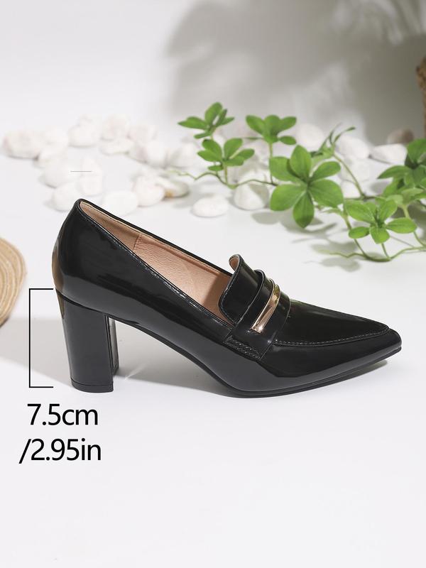 Women's Fashionable Solid Color Pointed Toe High Heel Shoes, Elegant Slip on Shoes for Party, Daily Clothing Decor for Women & Girls