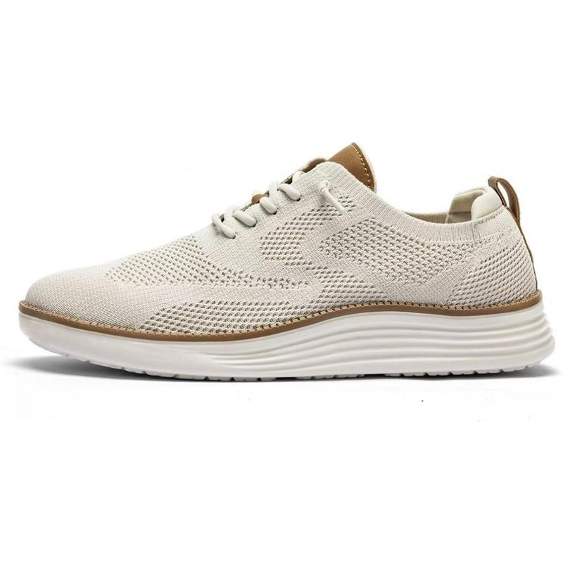 Mens Casual Dress Sneakers Fashion Walking Mesh Oxfords Shoes Business Work Lightweight Soft Sole