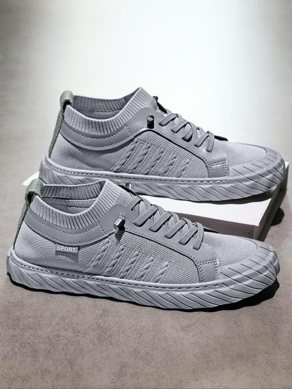 Men's Casual Low Top Canvas Sneakers, Lace Up Front Walking Shoes for Men, Comfortable Non-slip Sneakers for Daily Wear