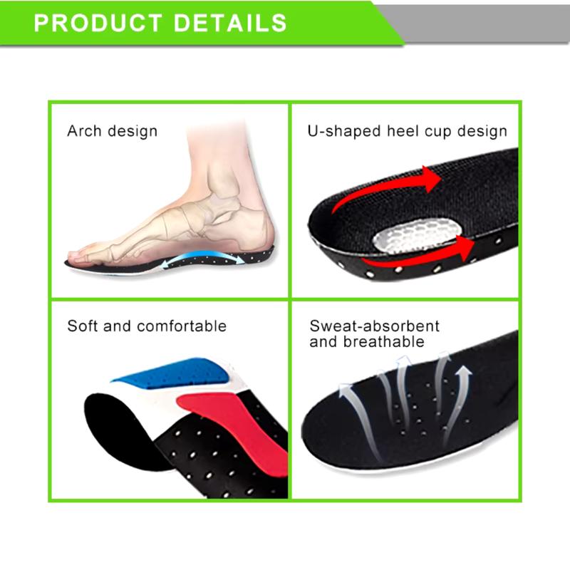 Gel-Soft Comfortable Shoe Insoles, Extra Silicone Shock Absorption For Men and Women Footwear!