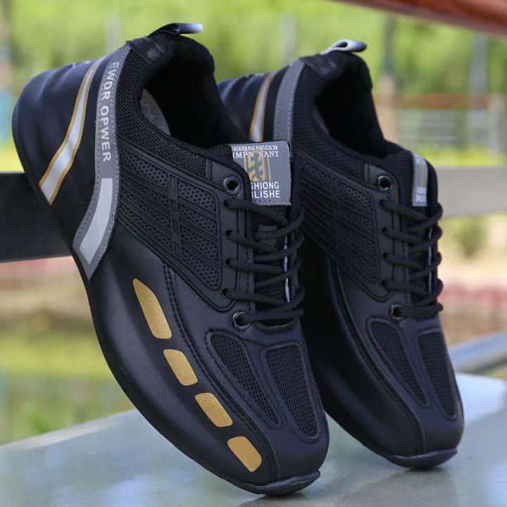 Men's sports shoes are breathable, fashionable, versatile, anti slip, and wear-resistant