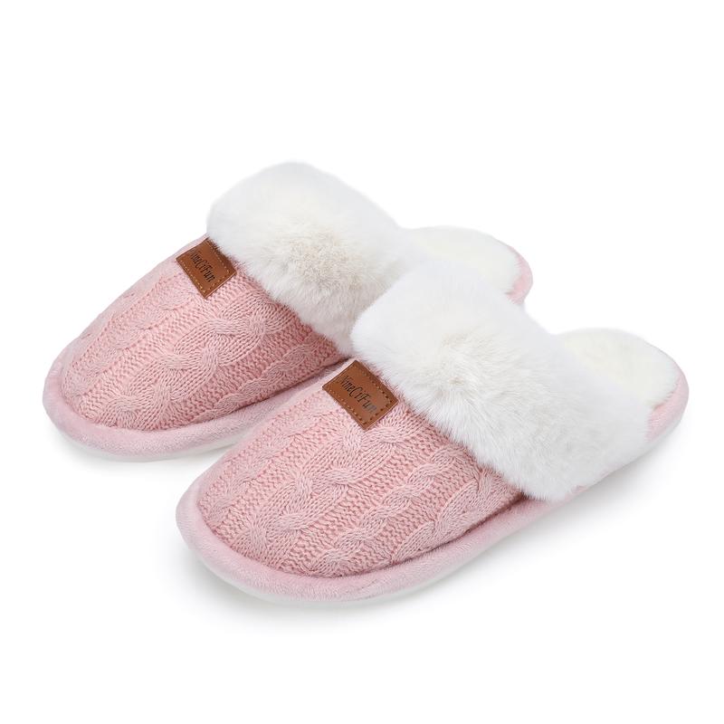 Women's Indoor Home Slippers Memory Foam House Bedroom Slippers Warm Non-slip Slippers Fuzzy Scuffs Outdoor Shoes Best Gift for Women