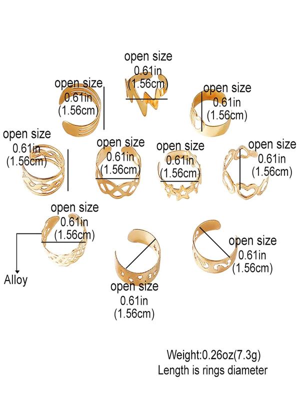 Women's Fashion Hollow Out & Heart Design Alloy Summer Body Jewelry, Summer 2024 Casual Versatile Beach Sandals and Slippers Accessories