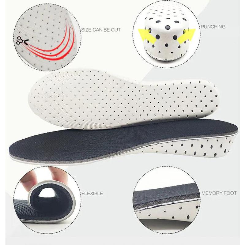 Men Women Invisible Height Increase Insoles Heel Lift Taller Shoe Inserts Pad US