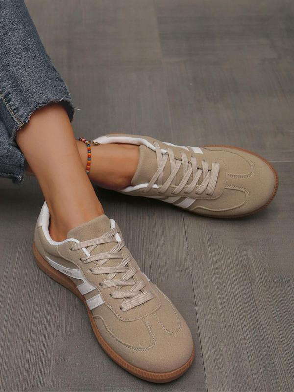 Women's Fashionable Colorblock Low Top Sneakers, Casual Comfortable Round Toe Sports Running Shoes, All-match Basic Shoes for Daily Wear