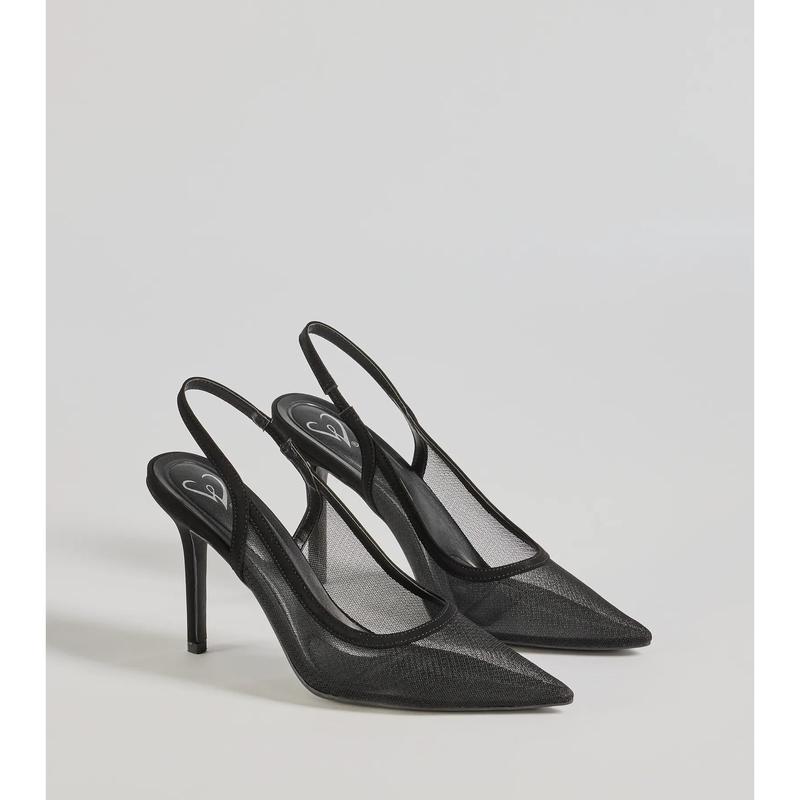 Make Your Mark Slingback Stiletto Heels