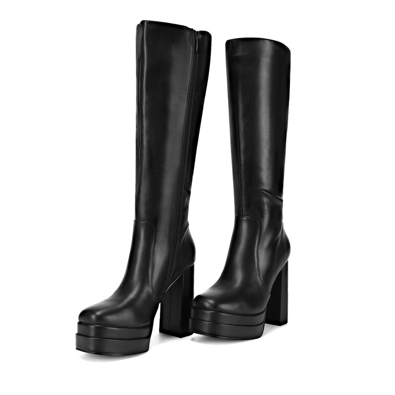 Dream Pairs Women's Platform Chunky Knee High Boots