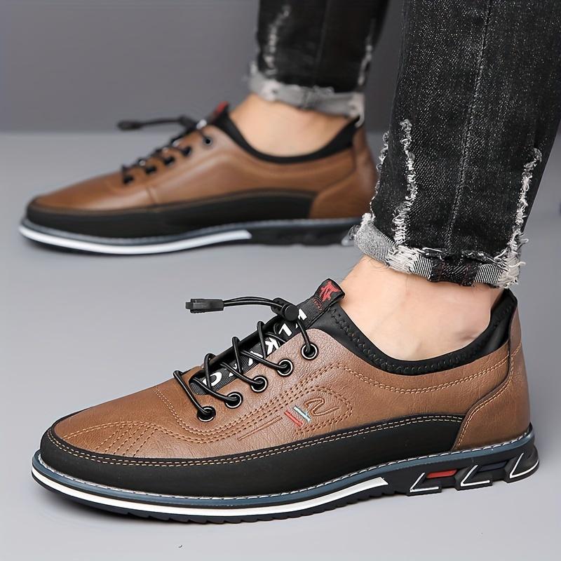 PLUS SIZE Men's Trendy Non Slip Casual Shoes With Adjustable Buckle, Comfy Casual Soft Sole Shoes For Men's Outdoor Activities