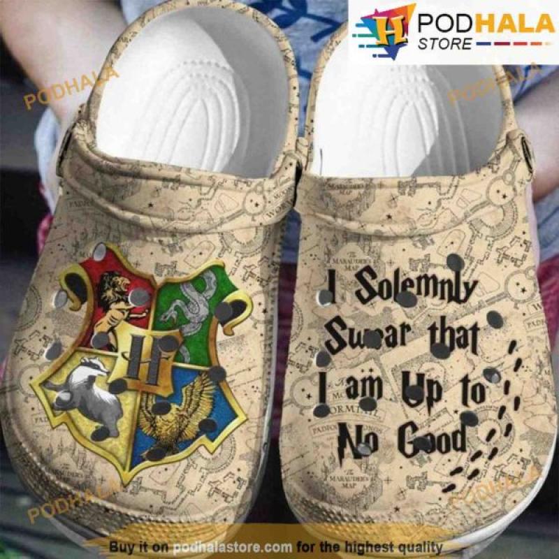 I Solemnly Swear That I Am Up To No Good Harry Potter 3D Funny Clog