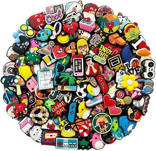 30 Pcs Random Shoe Charms for Clogs Decoration | Fun Gift for Kids, Boys, Girls and Adults Footwear Charms accessories