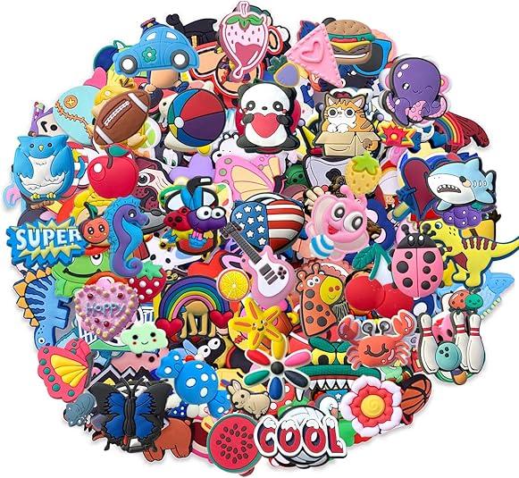 30 Pcs Random Shoe Charms for Clogs Decoration | Fun Gift for Kids, Boys, Girls and Adults Footwear Charms accessories