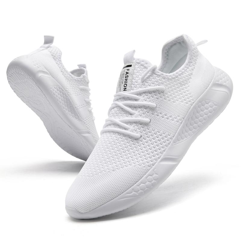 Mens Running Shoes Slip-on Walking Tennis Sneakers Lightweight Breathable Casual Soft Sole Mesh  Sports Shoes