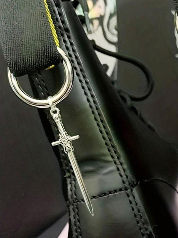 Punk Style Sword Design Shoe Charms, Fashionable Novelty Shoes Decorations for Boots, Stylish Shoes Decorations for Women & Men