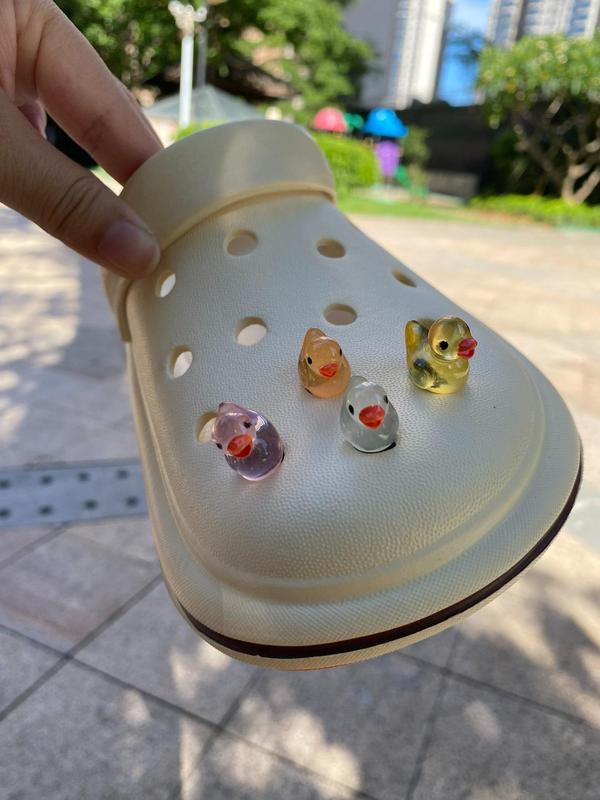 Cute Duck Design Shoe Decoration, Cute Animal Design Shoe Decoration, Shoes Decorations for Clogs, Sandals, Slippers, Sneakers