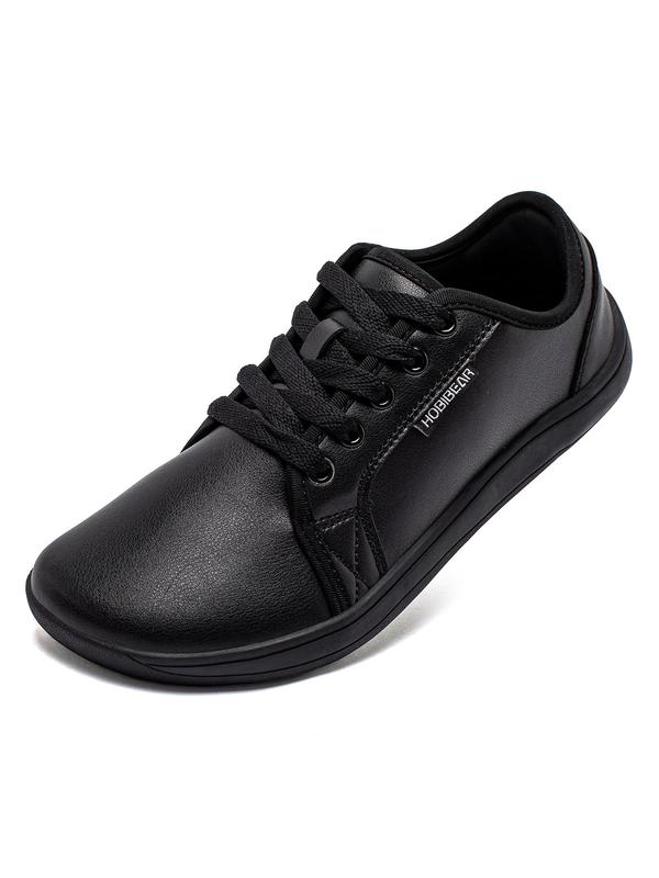 Men's Casual Lace Up Low Top Bare Foot Shoes As Gift, Designer Sneakers for Men 2024, Summer 2024 Comfortable Walking Designer Walking Casual Shoes for Daily Footwear, Fall Outfits, Earthtone Fall Freshness