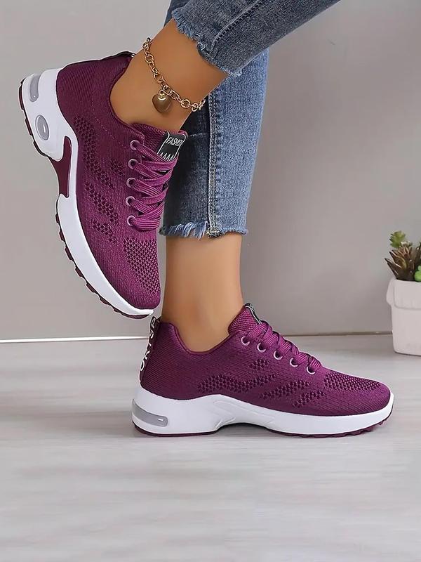 Women's Fashionable Breathable Lightweight Mesh Sneakers, Casual Comfortable Sports Running Shoes, All-match Round Toe Shoes for Daily Wear