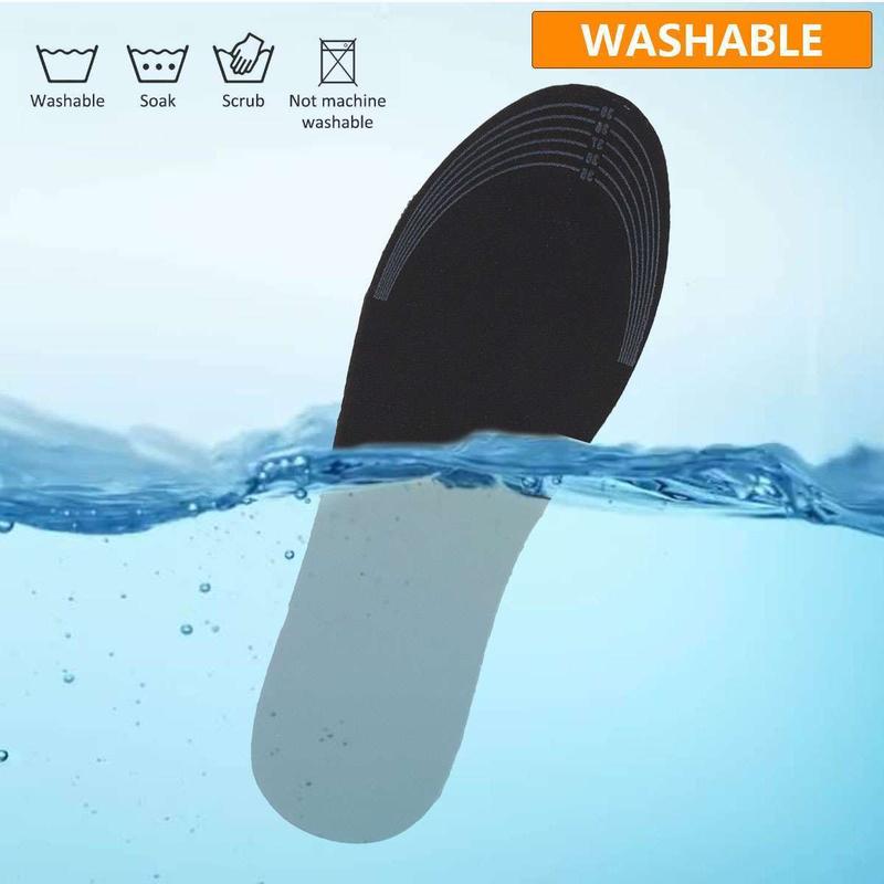 USB Electric Heated Foot Insole Feet Warmer Heater Pads Winter Wear Men & Women Footwear Shoe