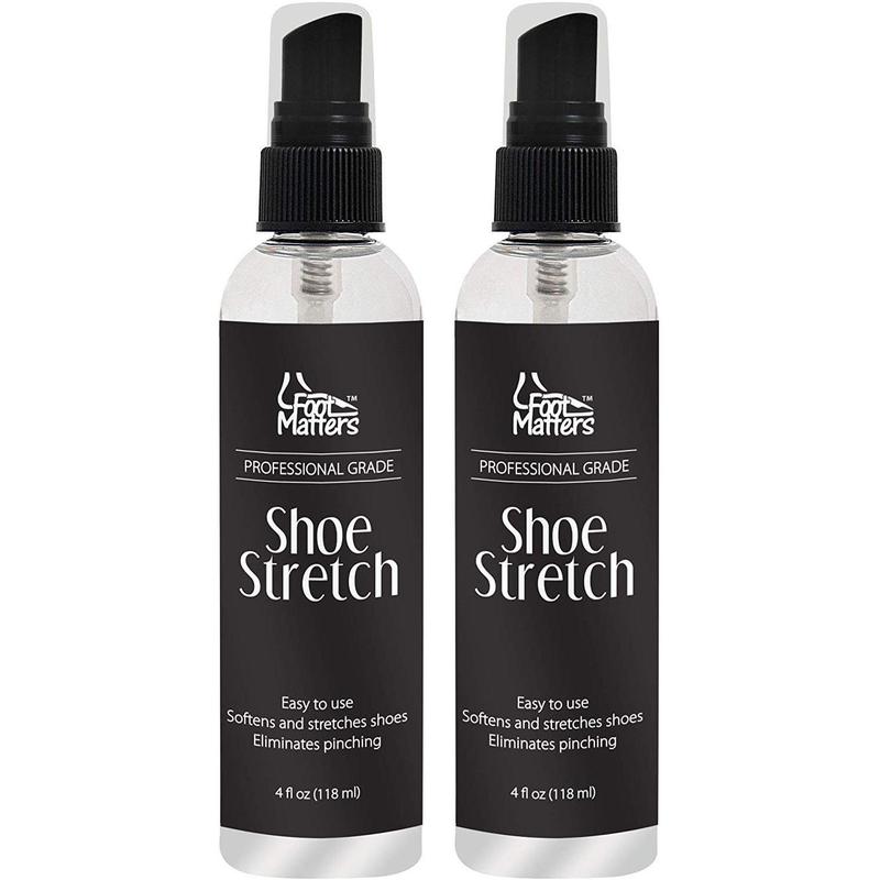 FootMatters Professional Boot & Shoe Stretch Spray – Softener & Stretcher for Leather, Suede, Nubuck, Canvas – 4 oz