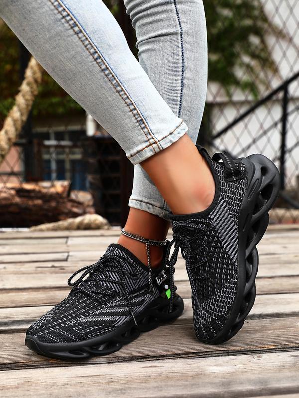 Unisex's Lace Up Platform Sneakers, Casual Breathable Comfortable Sports Running Shoes, Fashionable Sneakers for Daily Wear