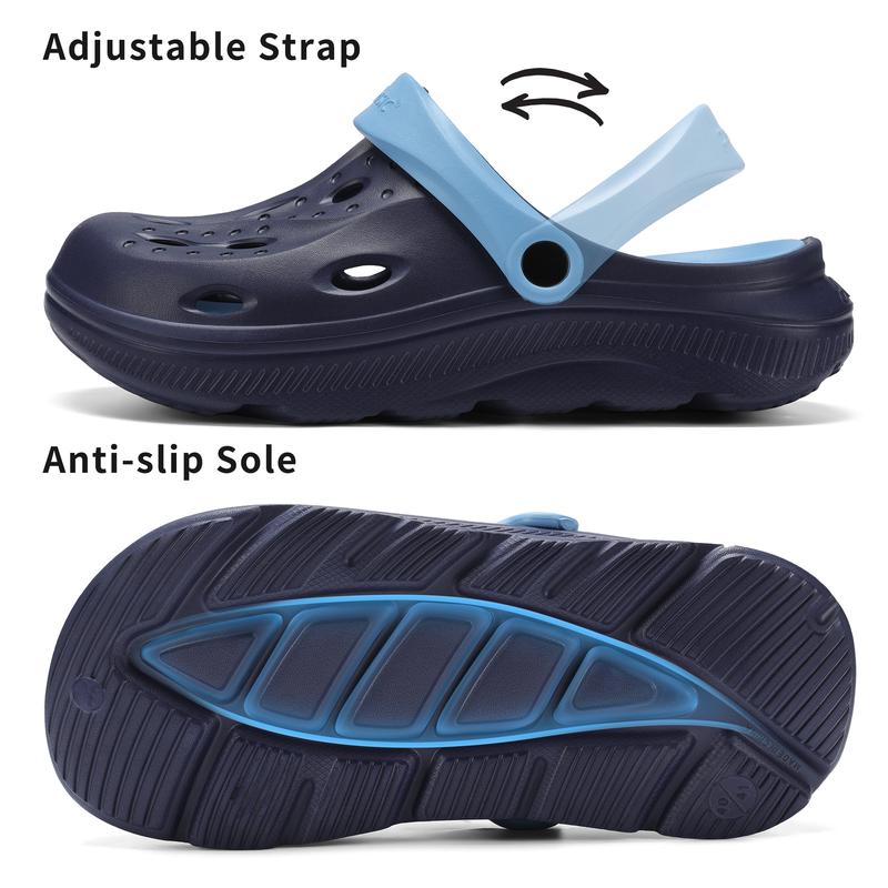 Unisex Adult Classic Clogs,Lightweight Comfortable Slip On Shoes,Adult Classic Clogs &  Shoe Footwear Comfort,Solid color hollow fashion EVA sandals, comfortable non-slip durable lightweight slippers for indoor or outdoor activities