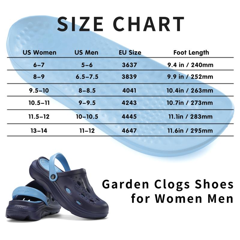 Unisex Adult Classic Clogs,Lightweight Comfortable Slip On Shoes,Adult Classic Clogs &  Shoe Footwear Comfort,Solid color hollow fashion EVA sandals, comfortable non-slip durable lightweight slippers for indoor or outdoor activities