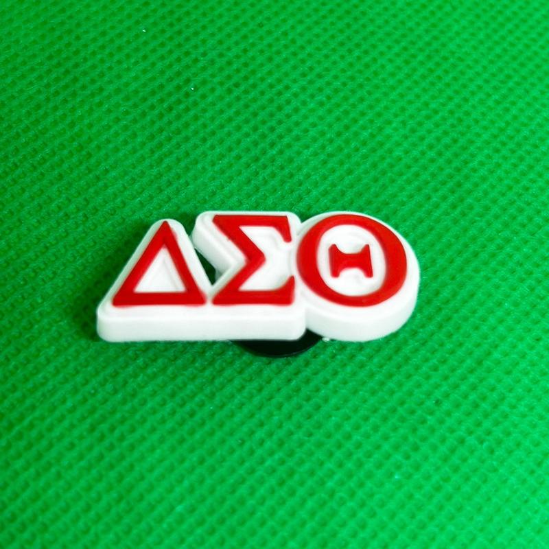 Delta Sigma Theta Sorority Croc Charm Collection Decor Footwear Shoe crocs jibbitz custom jibbit shoe fit--=%2=- diy=%2=----=%2=- accessory=%2=-- accessory decoration cute cartoon halloween