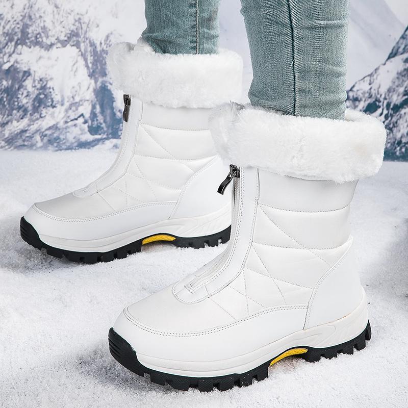 Black Friday Women's Waterproof Winter Snow Boots Lightweight Anti-Slip Warm Outdoor Mid-Calf Booties