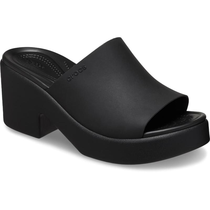 Crocs Women's Brooklyn Heels, Open Toe Heeled Slide Sandals