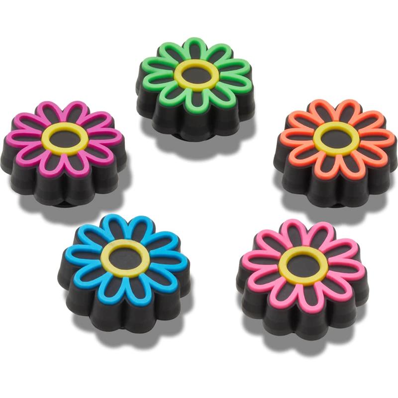 Crocs Jibbitz Daisy Light Up Shoe Charms 5-Pack