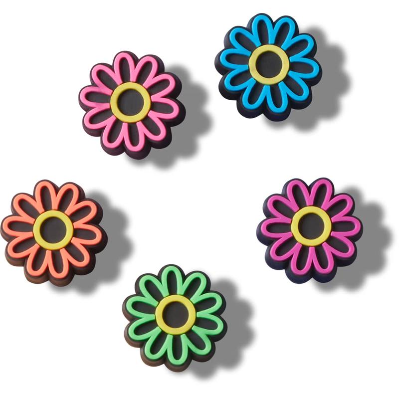 Crocs Jibbitz Daisy Light Up Shoe Charms 5-Pack