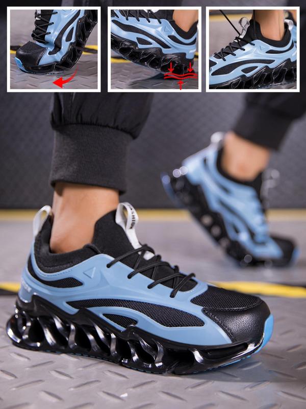 Men's Fashionable Lace Up Low Top Sneakers, Casual Sports Shoes, Breathable Comfortable Sports Running Shoes, Male All-match Round Toe Shoes for Daily Wear