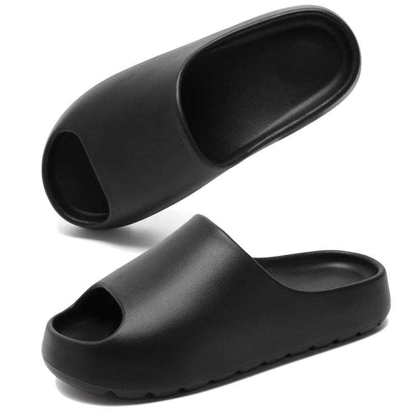 Cloud Slides for Women Men, Recovery Pillow Slides for women,EVA Anti-Slip shower shoes,Thick Sole Open Toe Garden Shoes,sandals women,mens slippers for Indoor and Outdoor