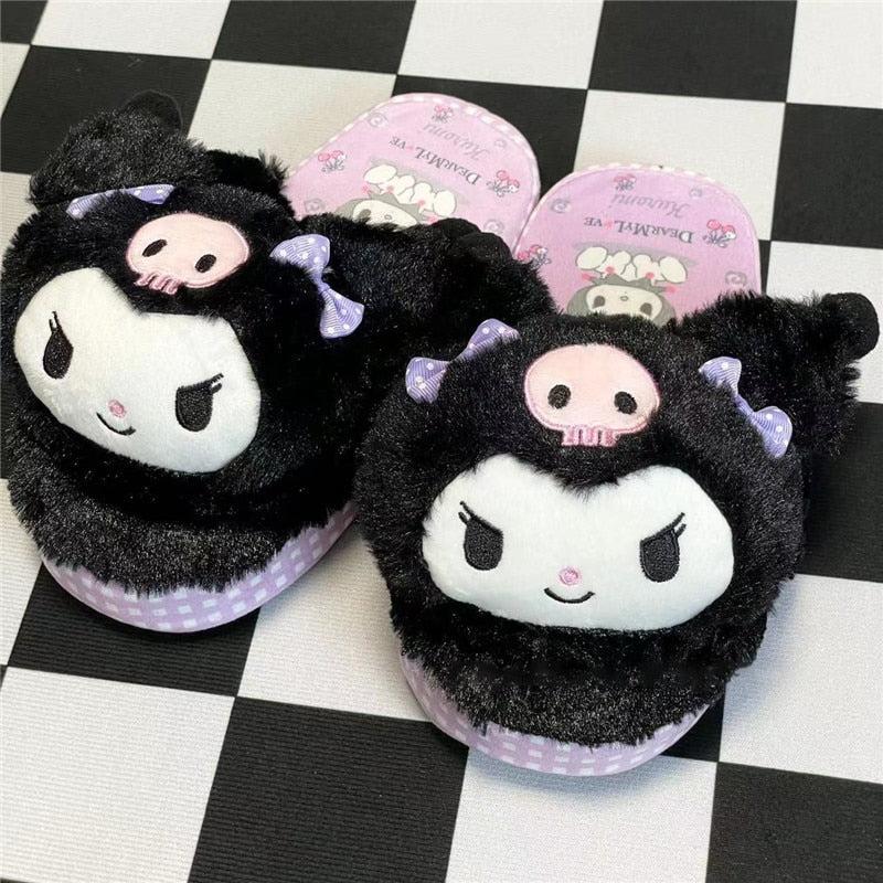 Sanrio Kuromi, Cinnamoroll, My Melody Plush Slippers