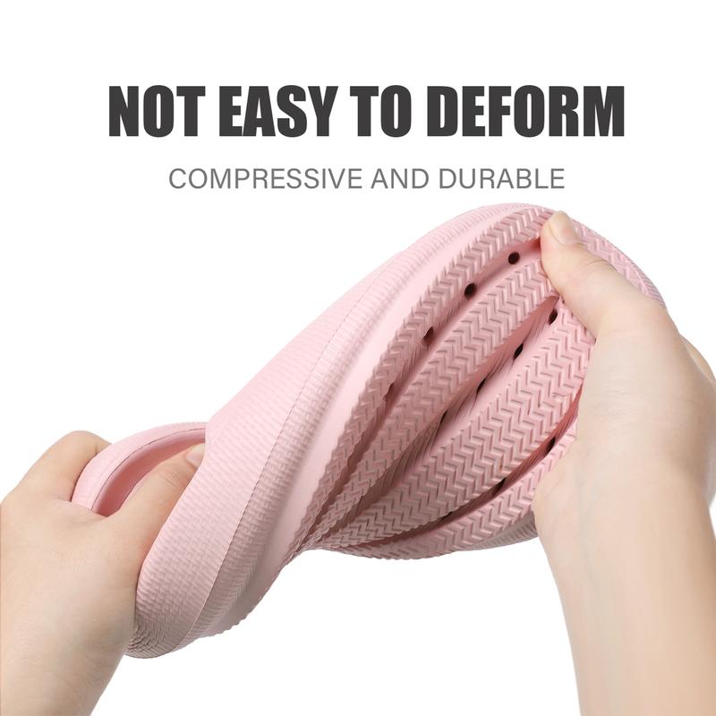 Pillow Slippers Non Slip Quick Drying Shower Slides Bathroom Sandals | Ultra Cushion Thick Sole Women Shoe Walking Shoes Flipflop Footwear Comfort  showershoes