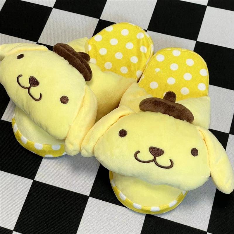 Sanrio Kuromi, Cinnamoroll, My Melody Plush Slippers