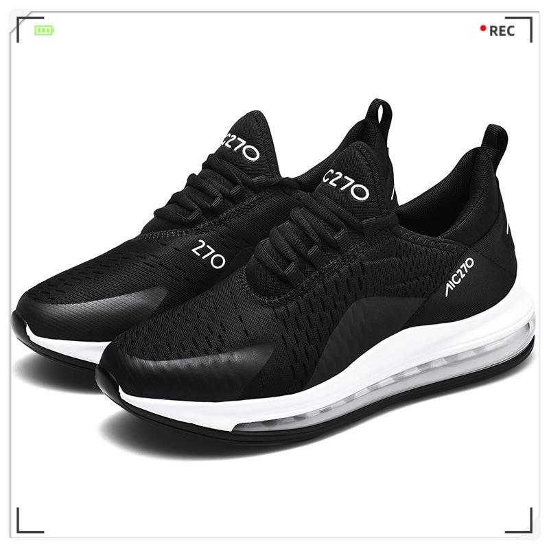 FKZNPJ 270 men's color clashing lace-up running shoes, new casual sports breathable comfortable running shoes, outdoor daily sneakers