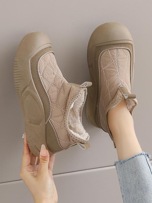 Women's Fashionable Patchwork Design Slip on Sneakers, Casual Comfortable Sports Running Shoes, Female All-match Round Toe Shoes for Daily Wear