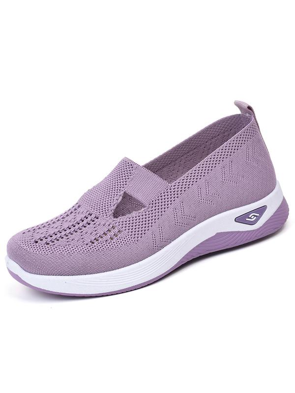 Women's Mesh Breathable Lightweight Slip on Shoes, Casual Comfortable Sports Running Shoes, All-match Commuter Shoes for Work & Daily Wear