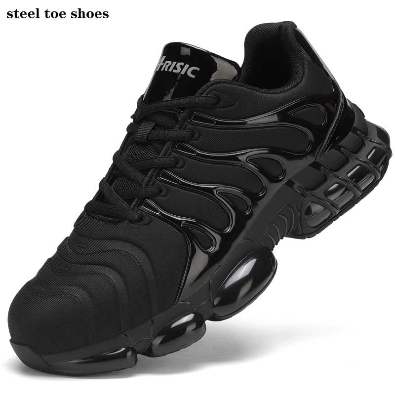 Steel Toe Shoes for Men Indestructible Work Shoes Lightweight Steel Toe Sneakers Women Non Slip Safety Shoes Puncture Proof Composite Toe Shoes Women