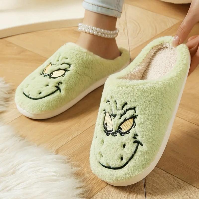 2024 cotton slippers for men and women indoor soft warm cotton bedroom slippers comfortable fake winter home slippers comfortable